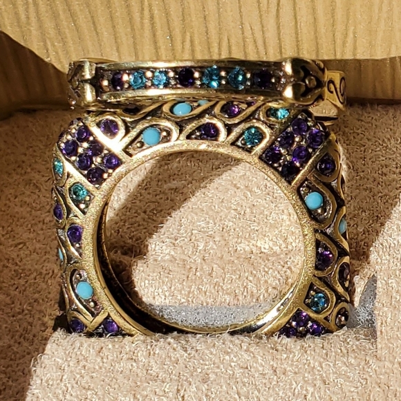 UNIQUE HEIDI DAUS SET OF RINGS**DISCOUNTED SHIPPING** - Picture 1 of 6